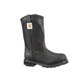 10" Women's Traditional Welt Soft-Toe Waterproof Wellington Pull-On Boot Black