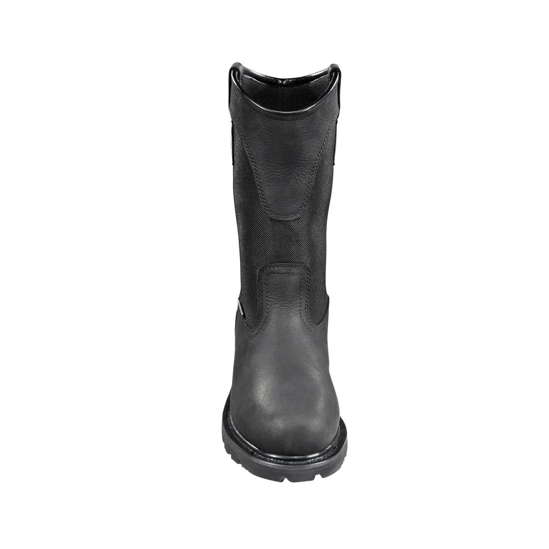 10" Women's Traditional Welt Soft-Toe Waterproof Wellington Pull-On Boot Black