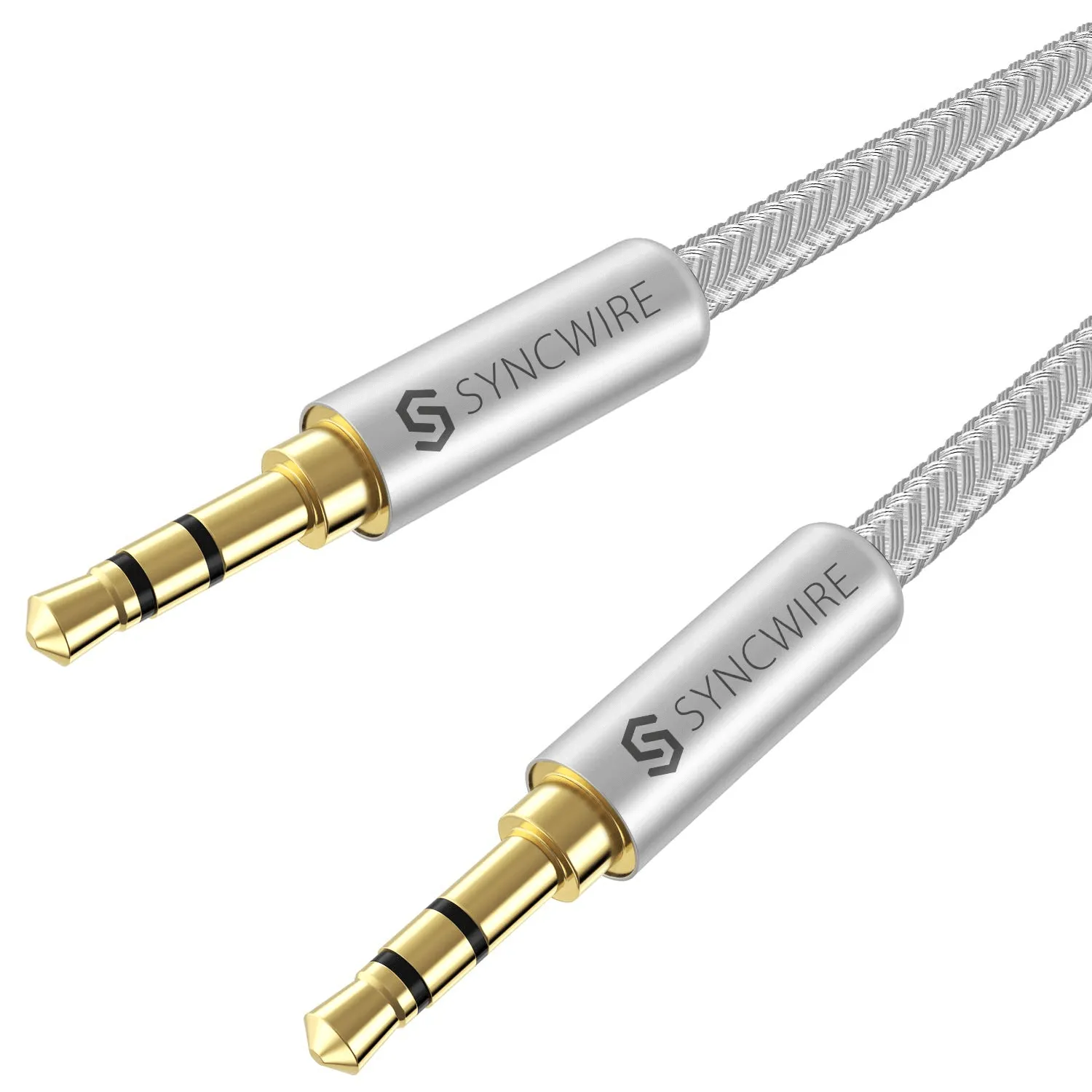 3.5mm Auxiliary Audio Nylon Braided Cable