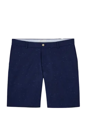 9" Salem Geo Paisley Perf Short Sp. Navy