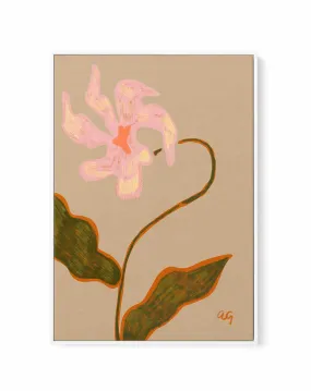 Abstract Flower by Arty Guava | Framed Canvas Art Print