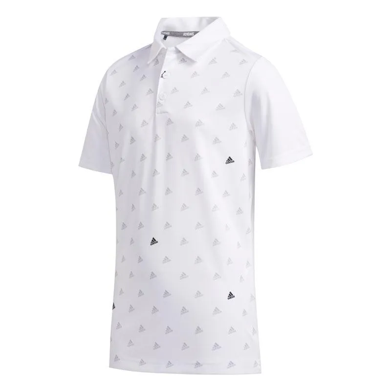 adidas Junior Printed Polo Shirt