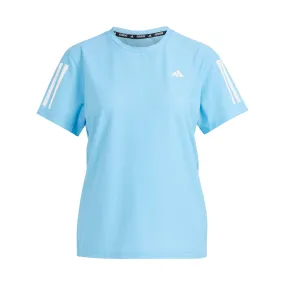 adidas | Women's Own The Run T-Shirt - Semi Blue Burst