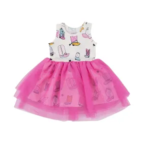 Angel Dear BOOTS Twirly Tank Tutu Dress