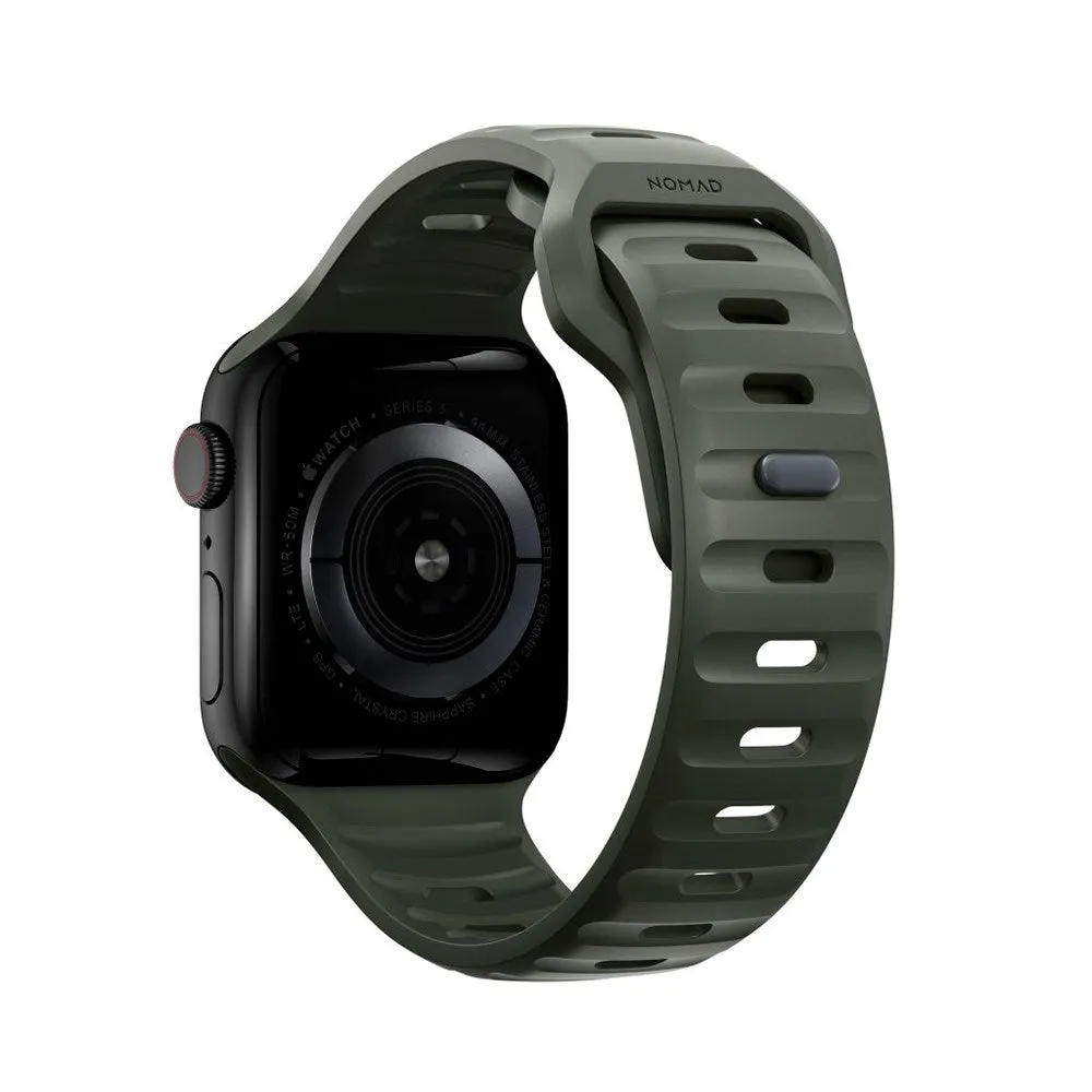 Apple Watch (38/40/SE/41mm) Nomad Sport Band Rem - Ash Green