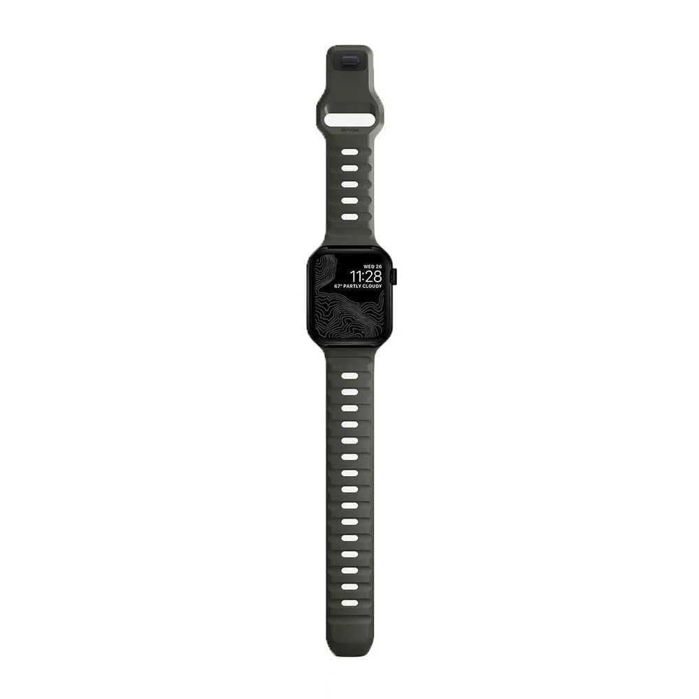 Apple Watch (38/40/SE/41mm) Nomad Sport Band Rem - Ash Green