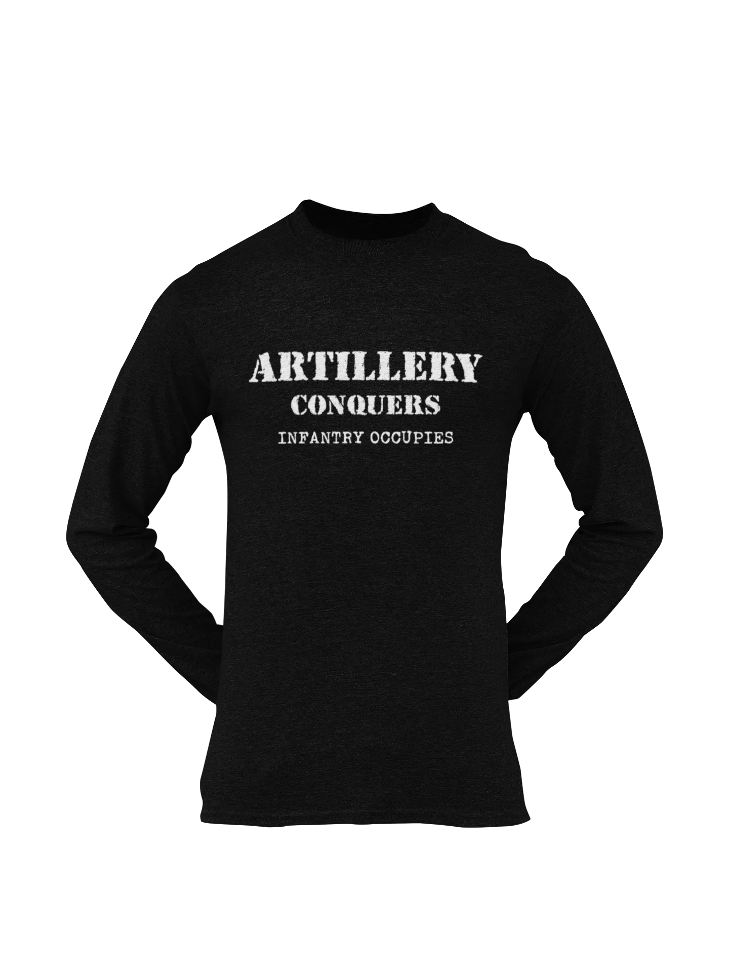 Artillery T-shirt - Artillery Conquers, Infantry Occupies (Men)