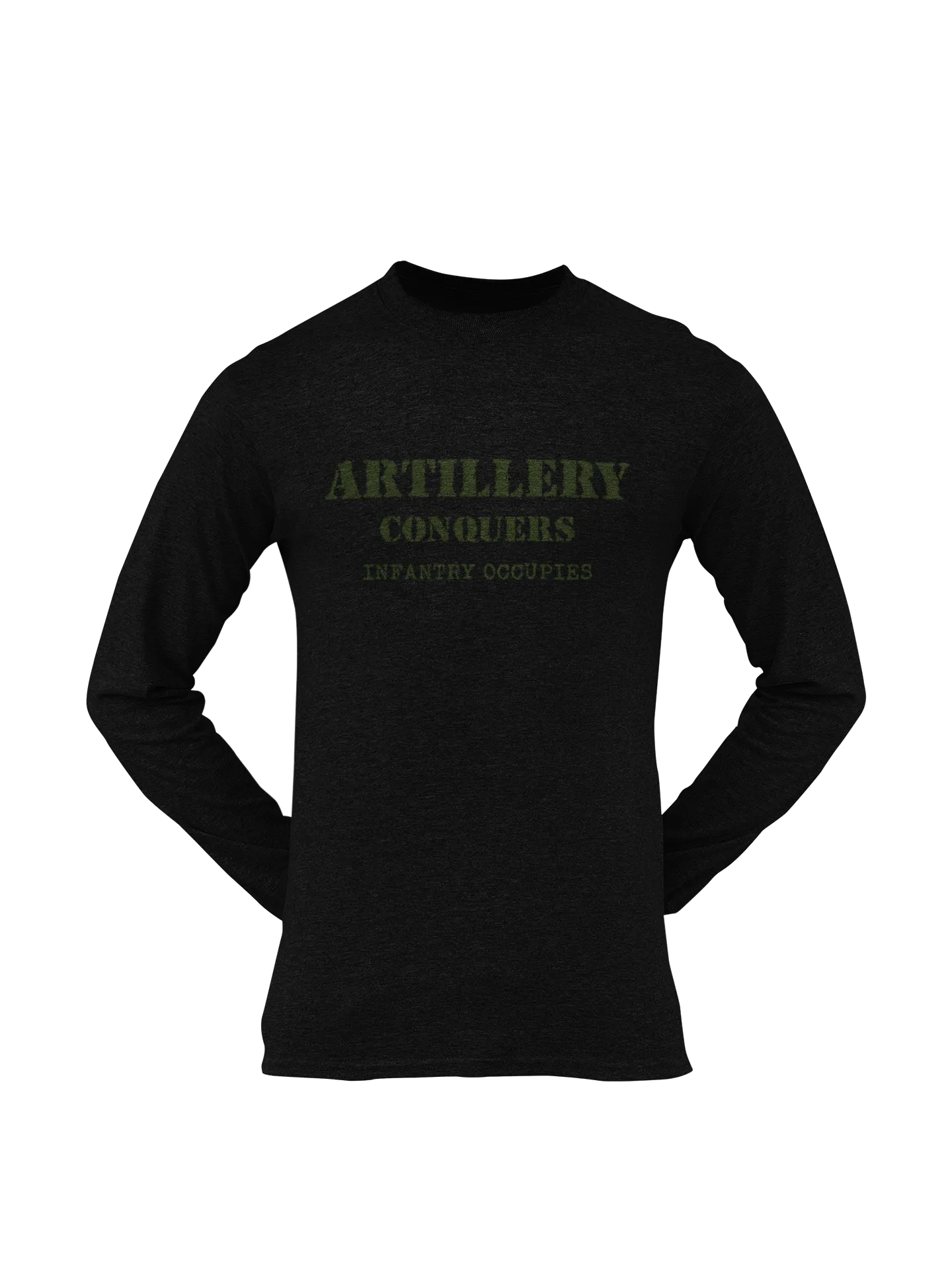 Artillery T-shirt - Artillery Conquers, Infantry Occupies (Men)