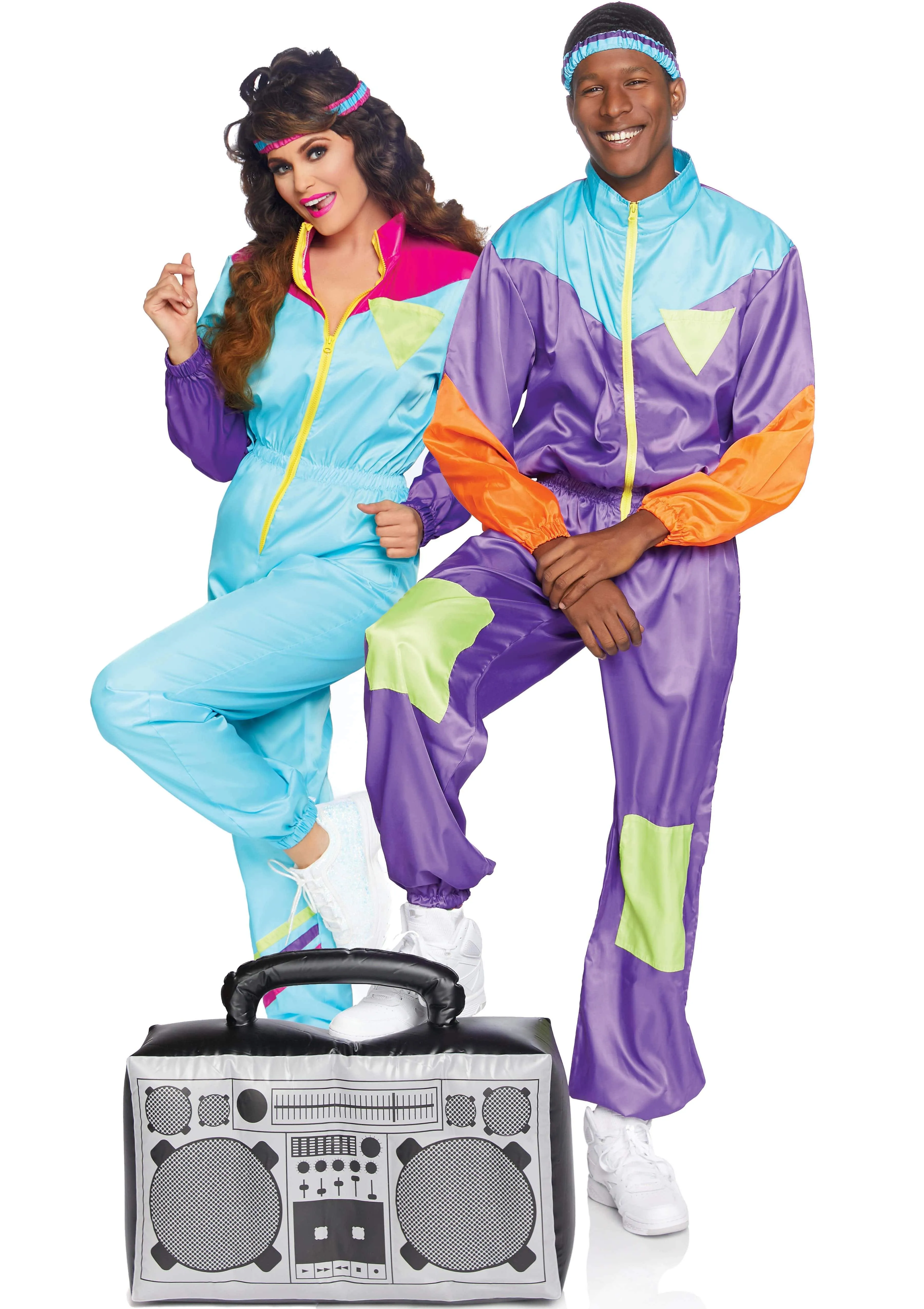 Awesome 80s Track Suit Costume