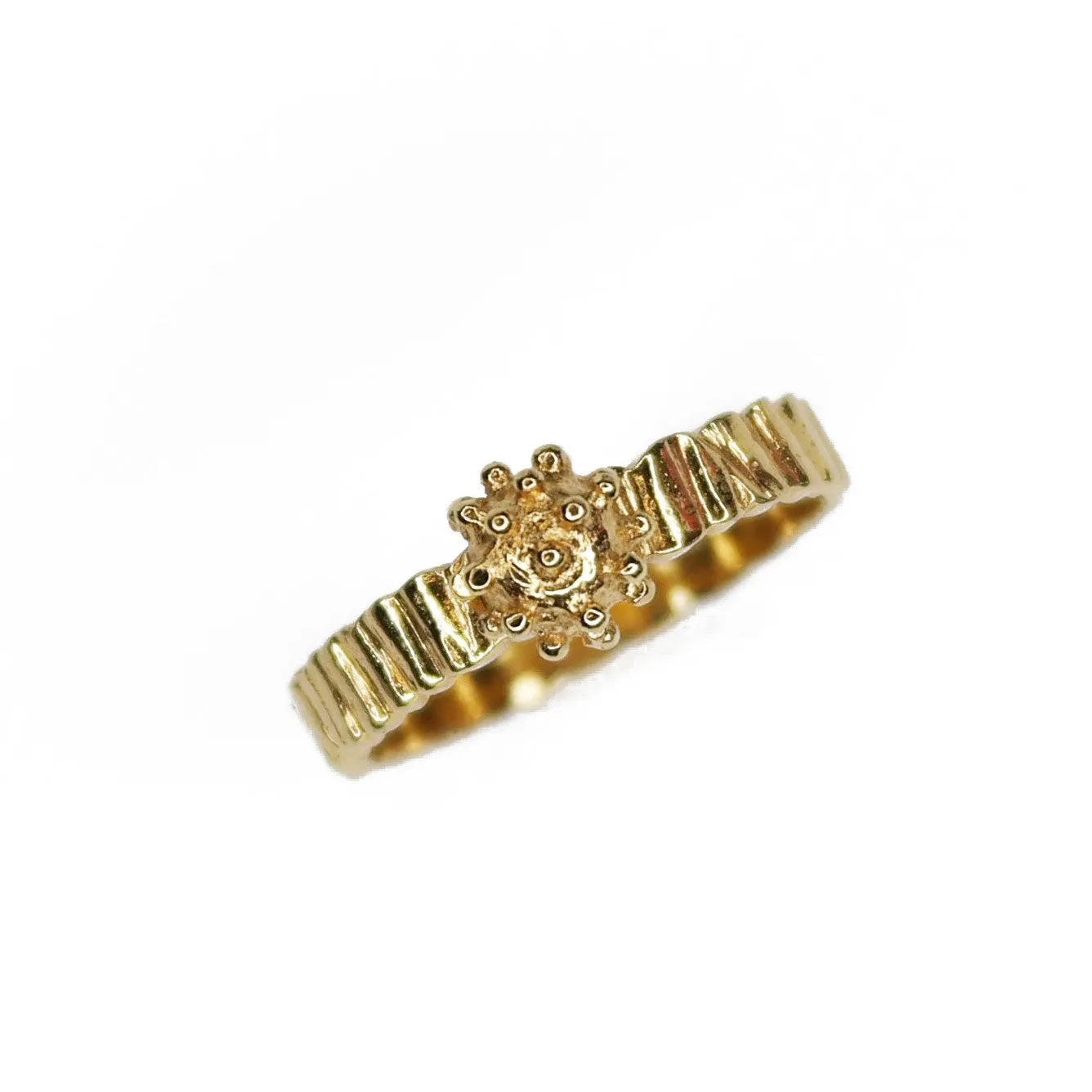 Bead of Protection - 18k Vermeil Ring