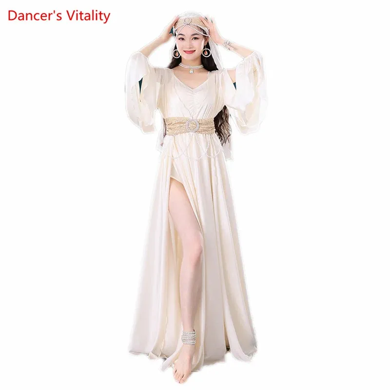 Belly Dance Costume Dress Oriental Bellydance Dress Palace Silk Folk Custom Muwashahat Robe Show for Women Competiton Robes