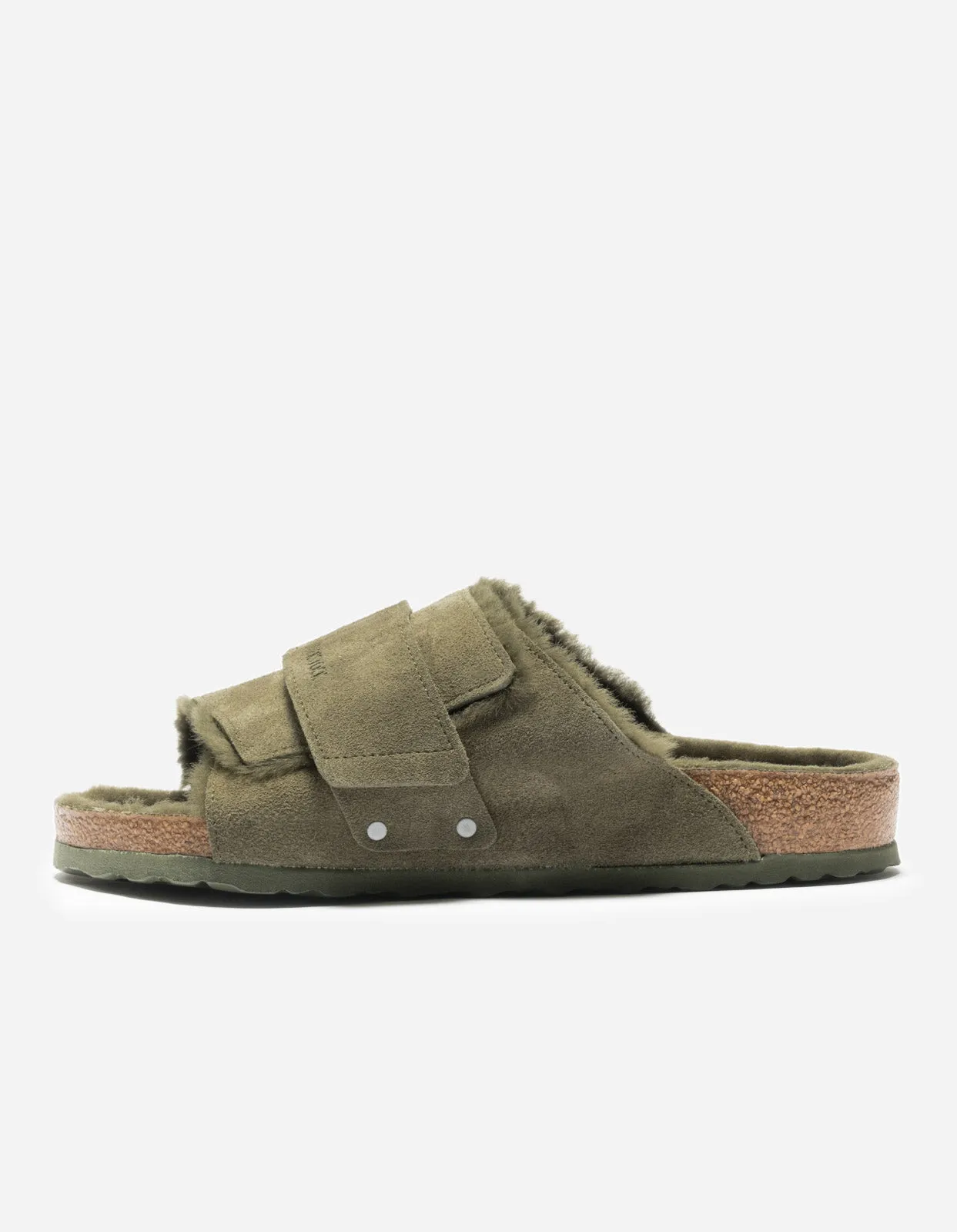 Birkenstock Kyoto Suede Fur Thyme