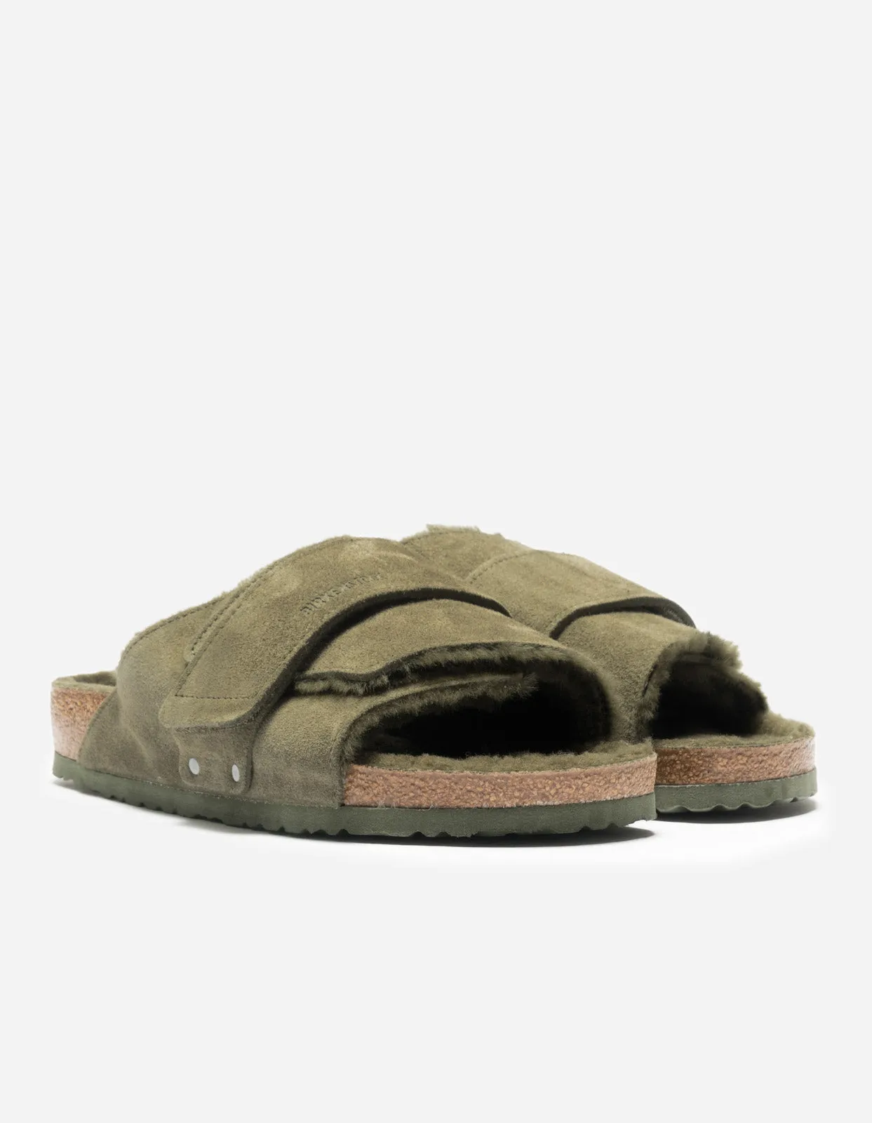 Birkenstock Kyoto Suede Fur Thyme