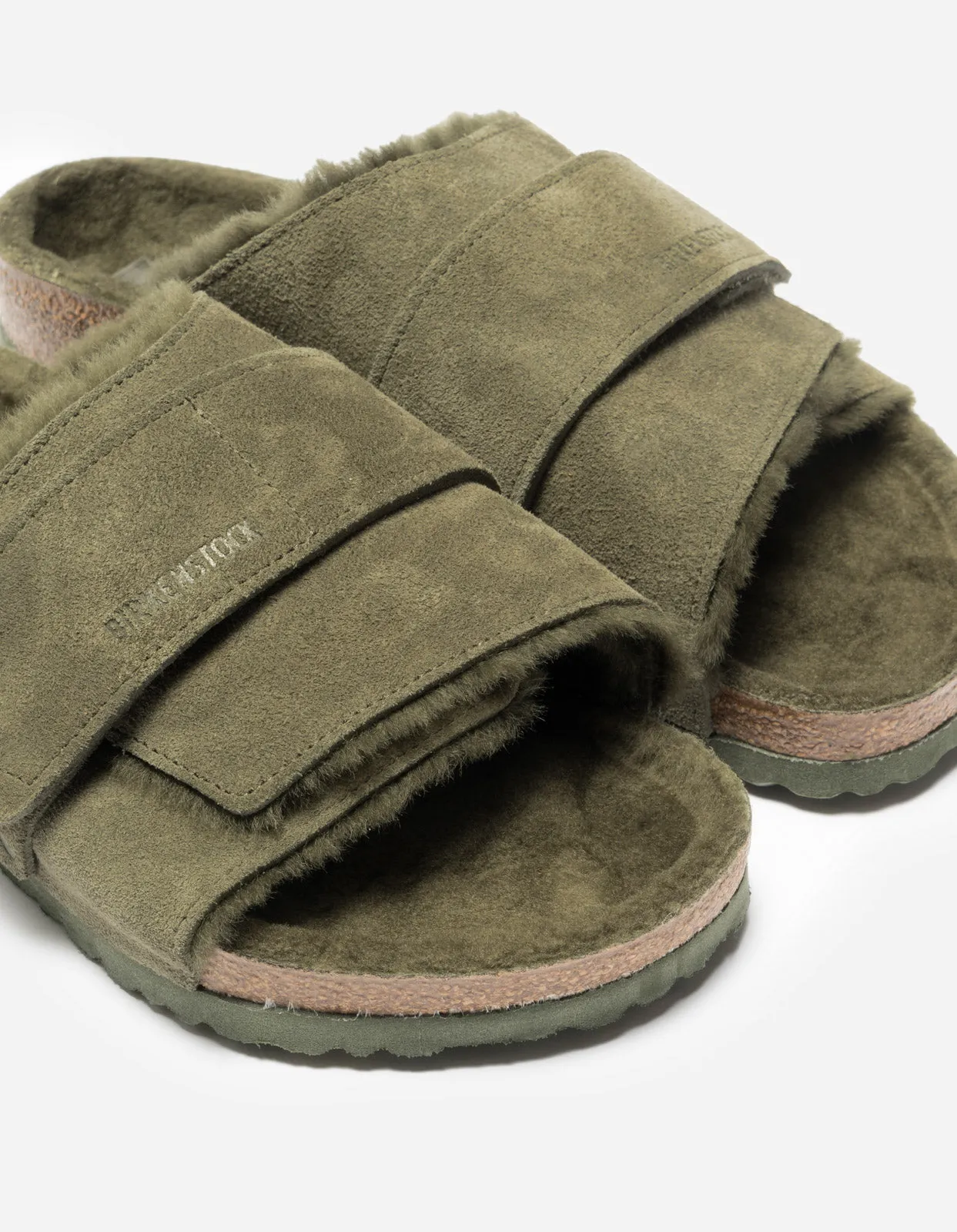 Birkenstock Kyoto Suede Fur Thyme