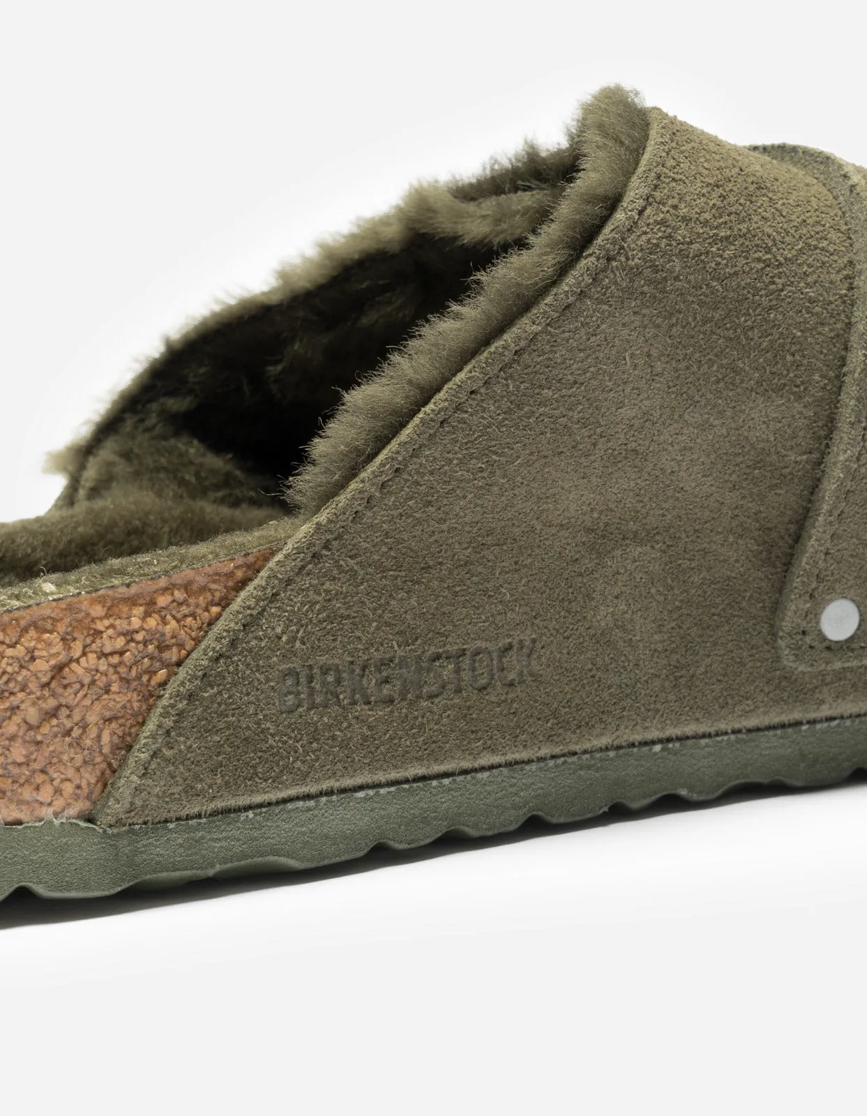 Birkenstock Kyoto Suede Fur Thyme