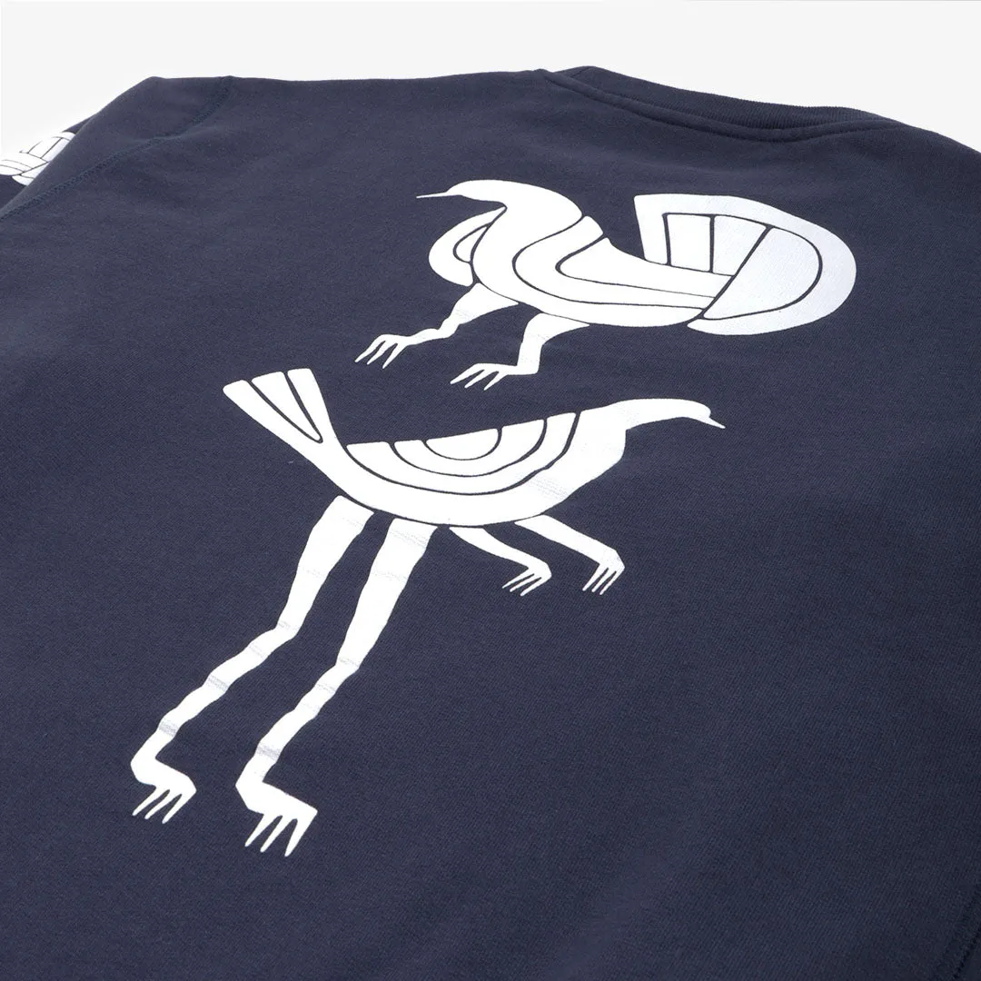 By Parra Fancy Pigeon Crew Neck Sweatshirt