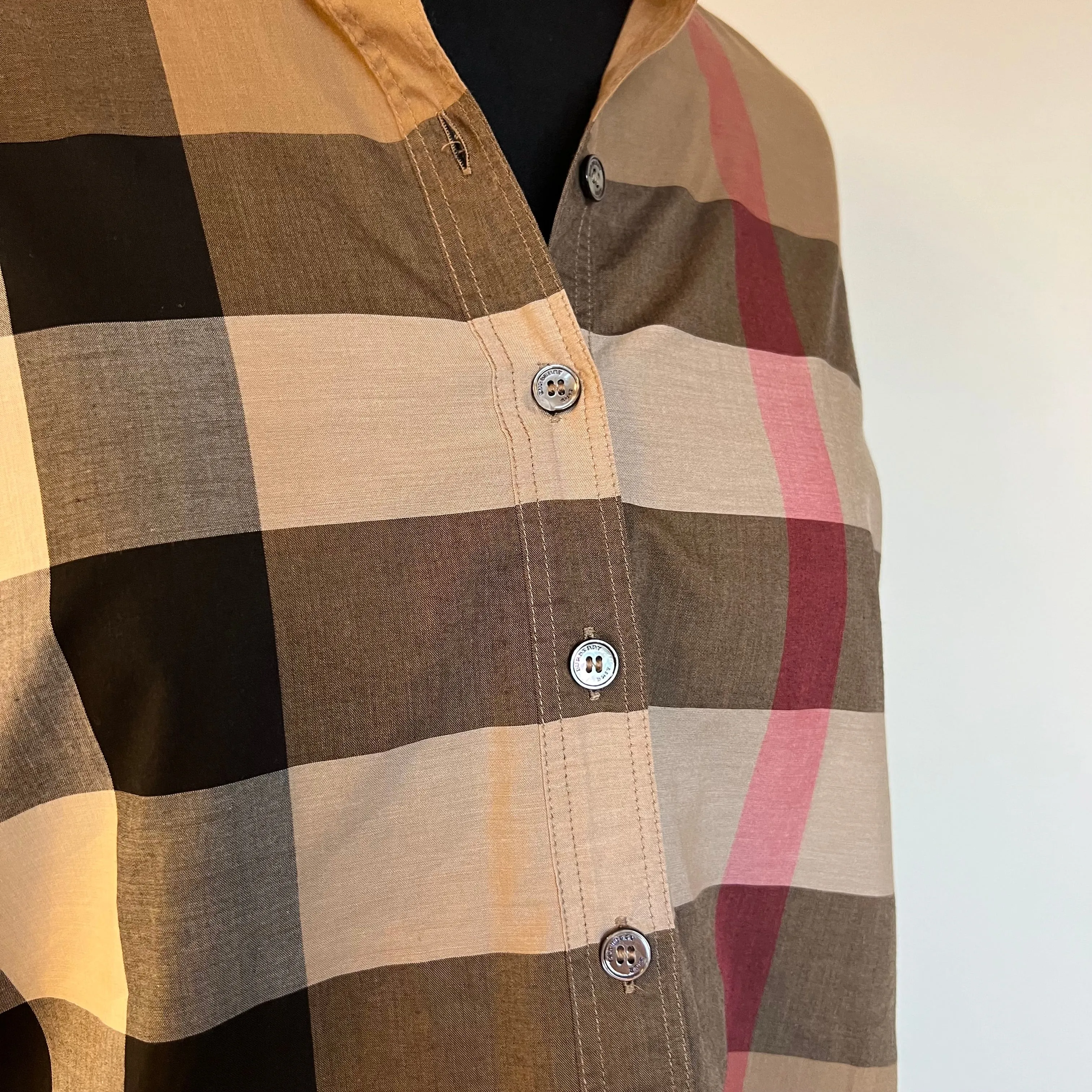 Camisa Burberry Briti Xadrez