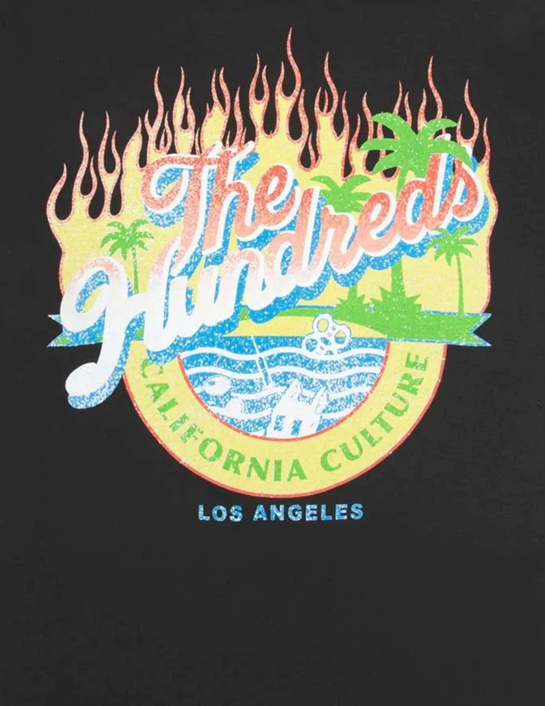 Camiseta The Hundreds La Flames Negro