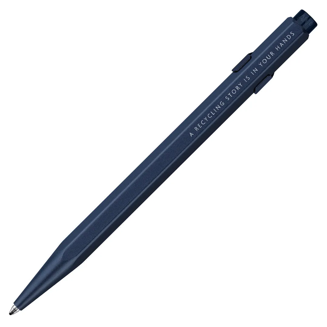 Caran d'Ache 849 Ballpoint Pen Nespresso Edition 6 Kazaar Satin Blue