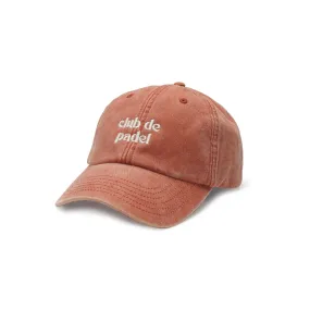 Club de Padel Vintage Washed Cap - Burnt Orange