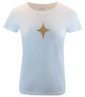 Designing Hollywood  X Madison Maison™ Cotton White Star Lady T Shirt