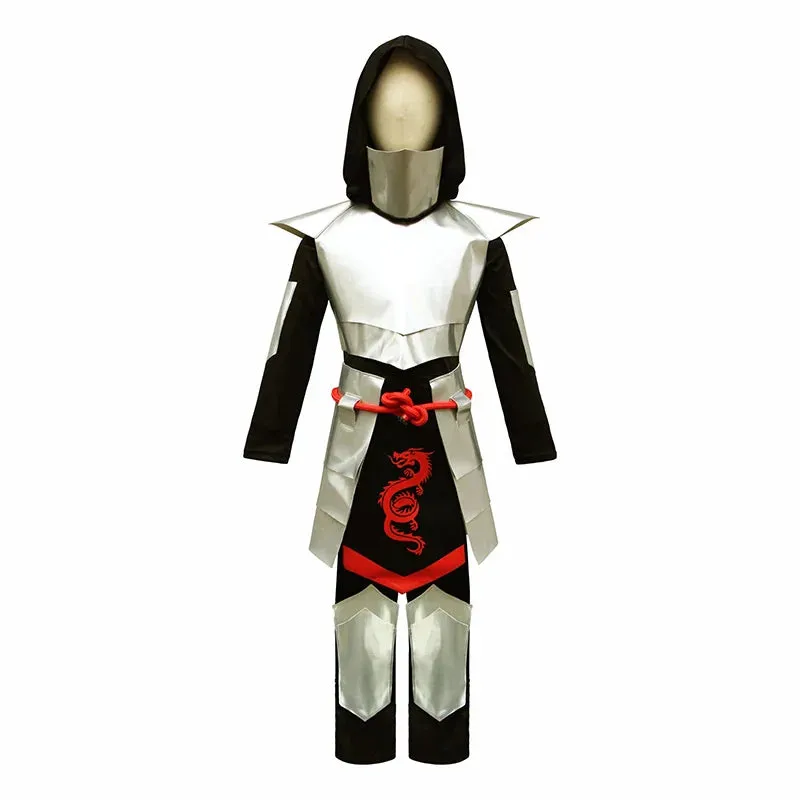 Dragon Ninja Silver Costume Kid Costumes