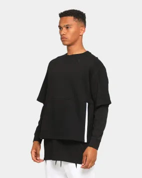 Elevn Clothing Co. Block A Long Sleeve Crew Black