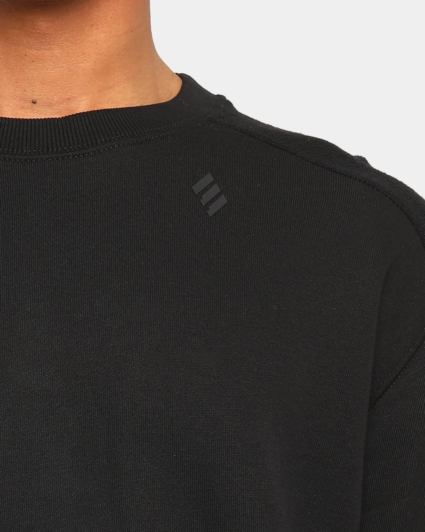 Elevn Clothing Co. Block A Long Sleeve Crew Black