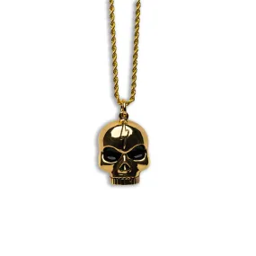 FAKE GOLD SKULL PENDANT