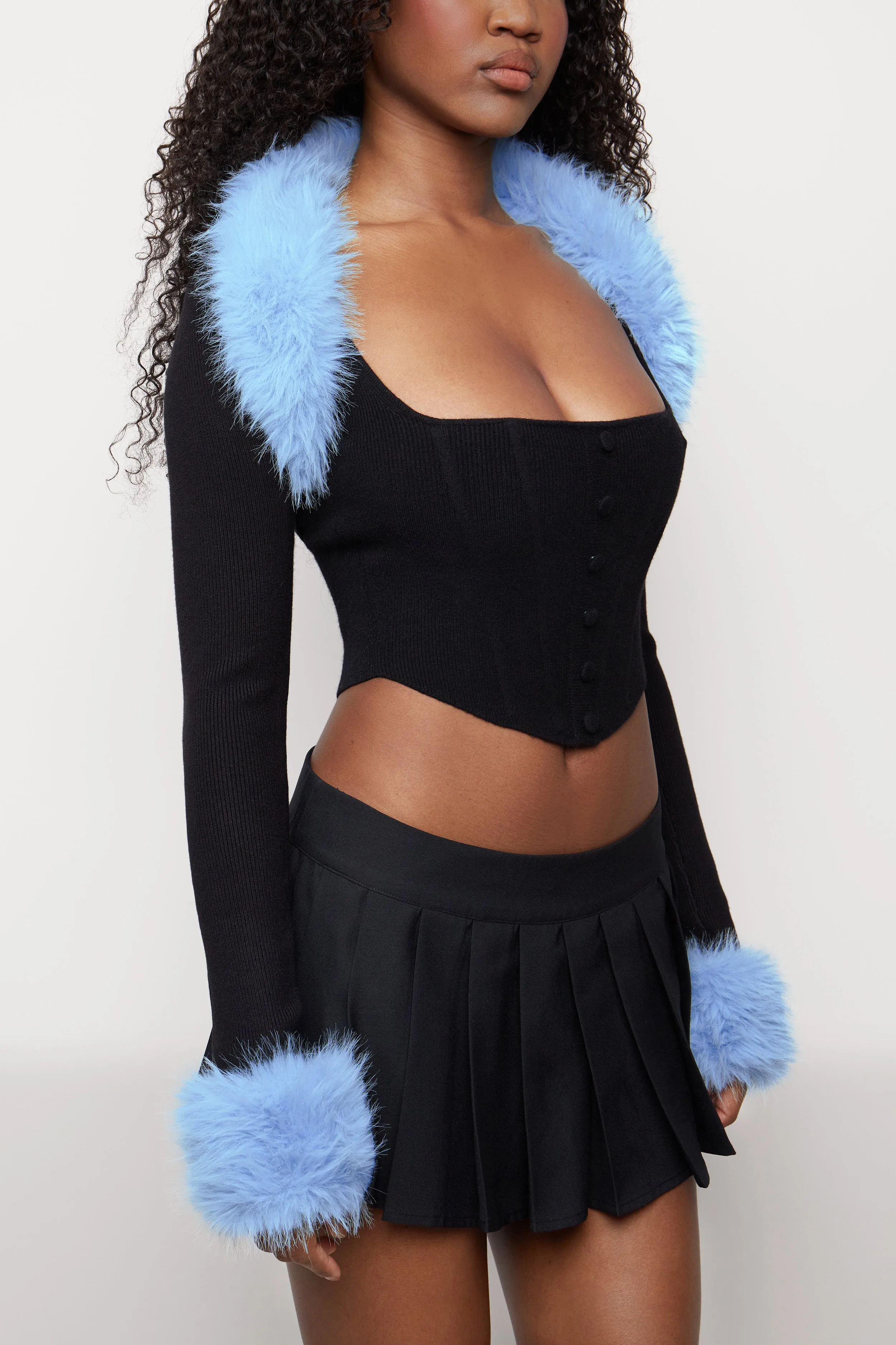 Faux Fur Bolero