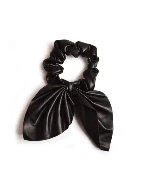 Faux Leather Scrunchie