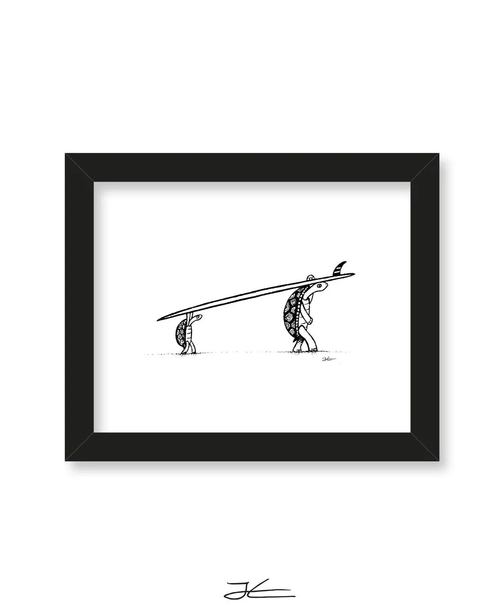 Inktober Turtles - Print/ Framed Print