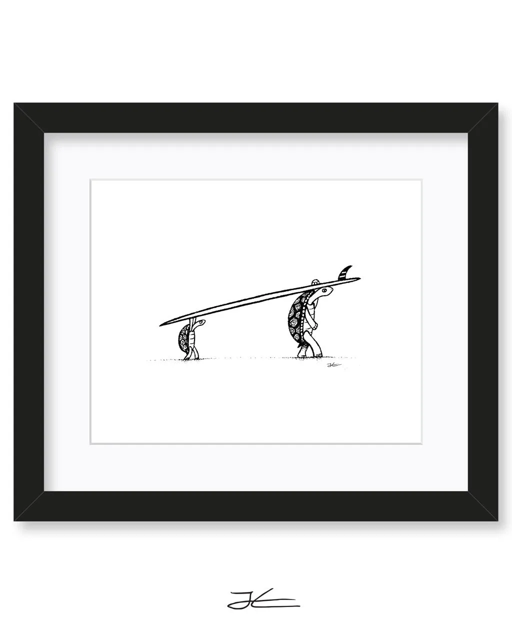 Inktober Turtles - Print/ Framed Print