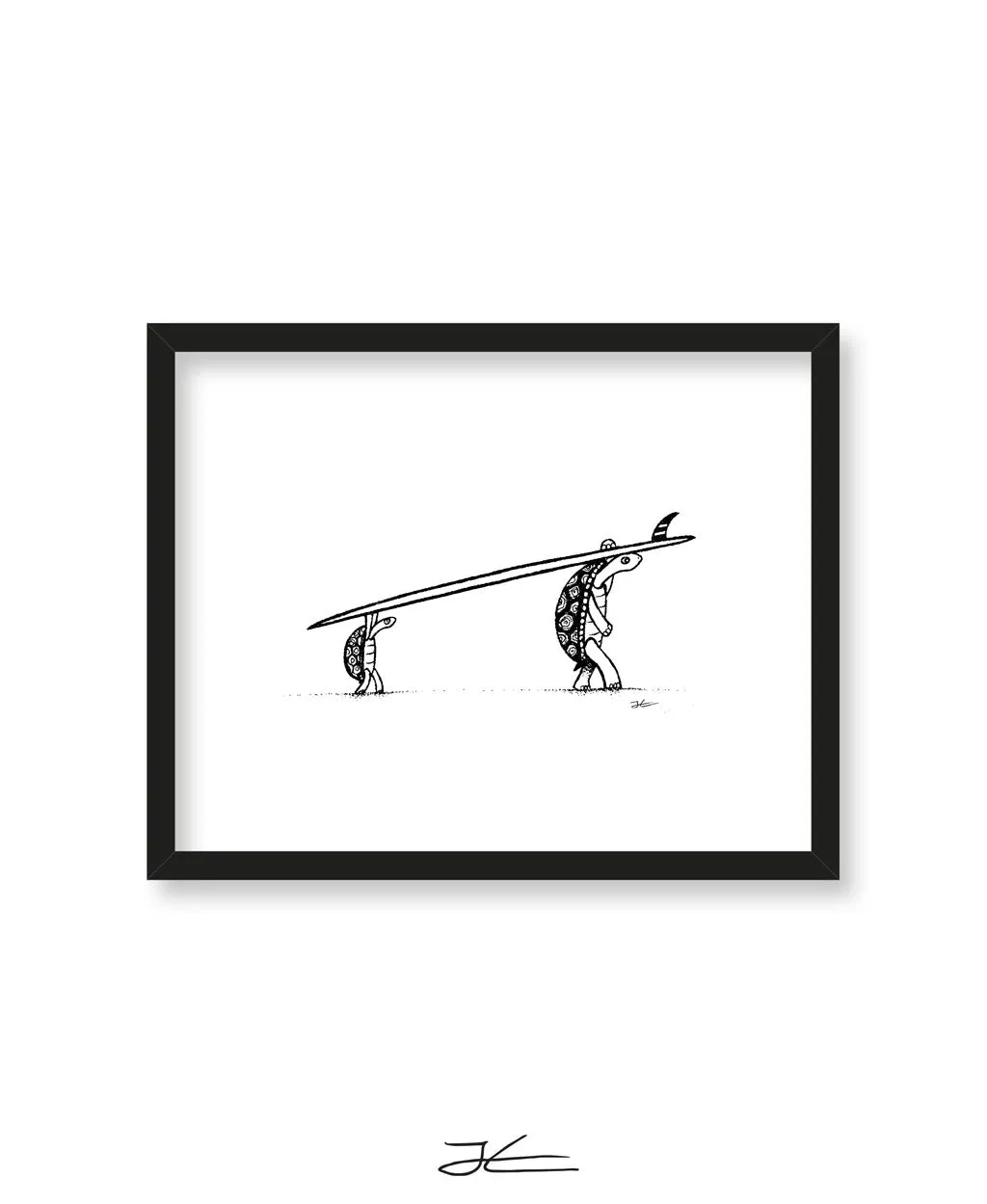 Inktober Turtles - Print/ Framed Print