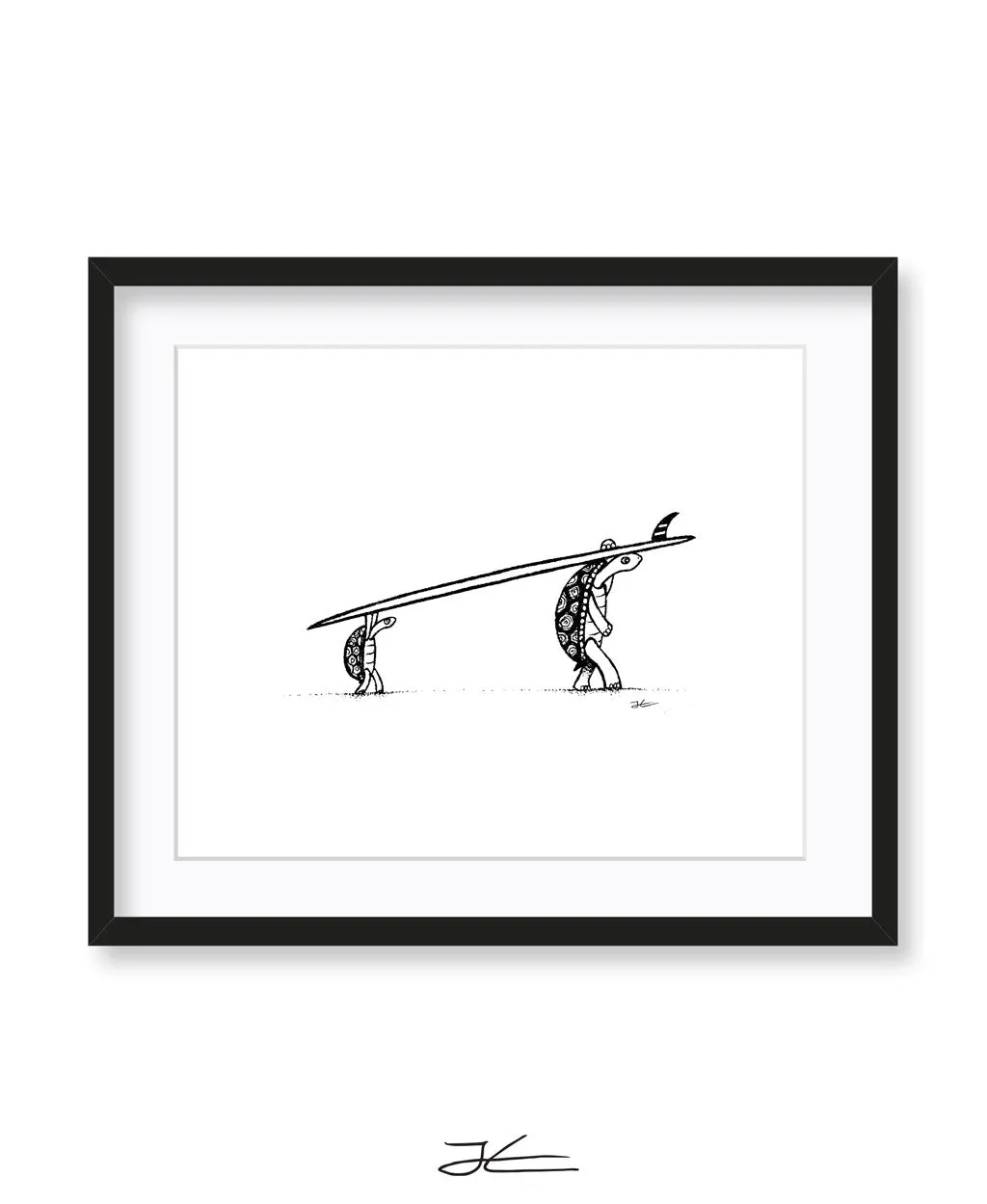 Inktober Turtles - Print/ Framed Print