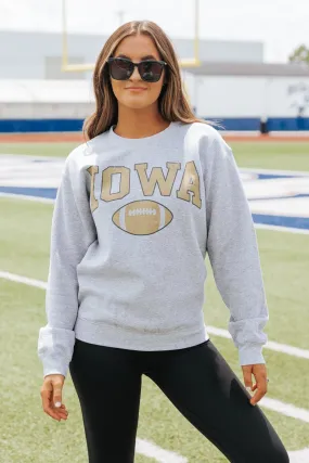 Iowa Grey Graphic Sweatshirt