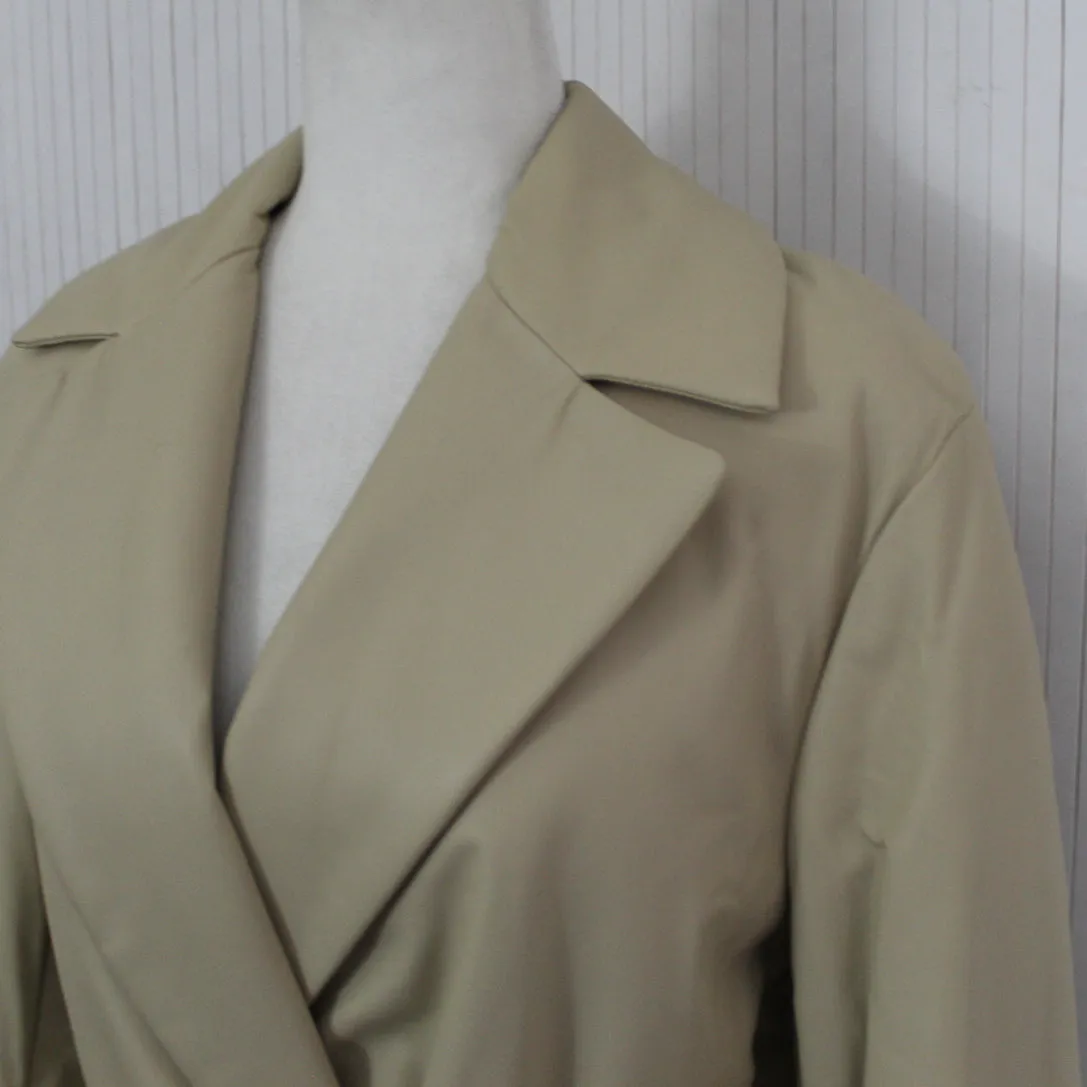 Joseph Brand New £1695 Eggshell Cola Padded Leather Belted Coat XXS/XS/S/M