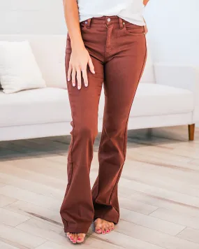 KanCan Holly Flare Jeans - Cinnamon Stick FINAL SALE