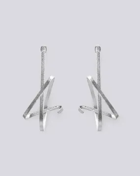 Knot Silver Earrings