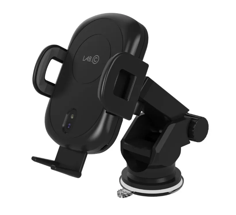 LAB.C Auto Grip Car Mount with Wireless Fast Charger