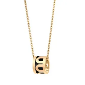 L'Arc de DAVIDOR Bead, 18k Yellow Gold with Lacquered Ceramic