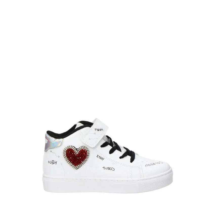 LELLI KELLY SNEAKERS LKAA 2255 LOVE MID BIANCO