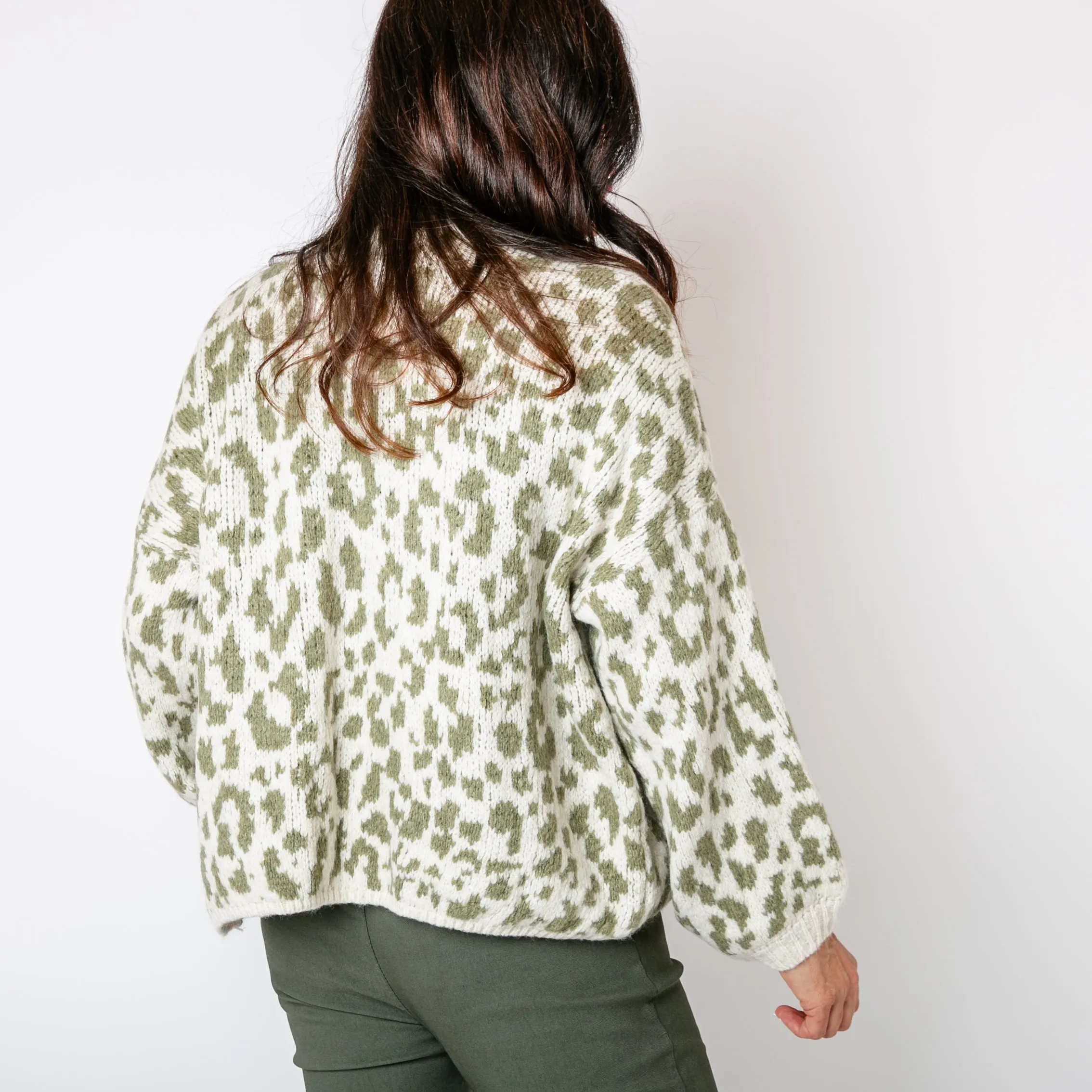 Leopard Print Cardigan