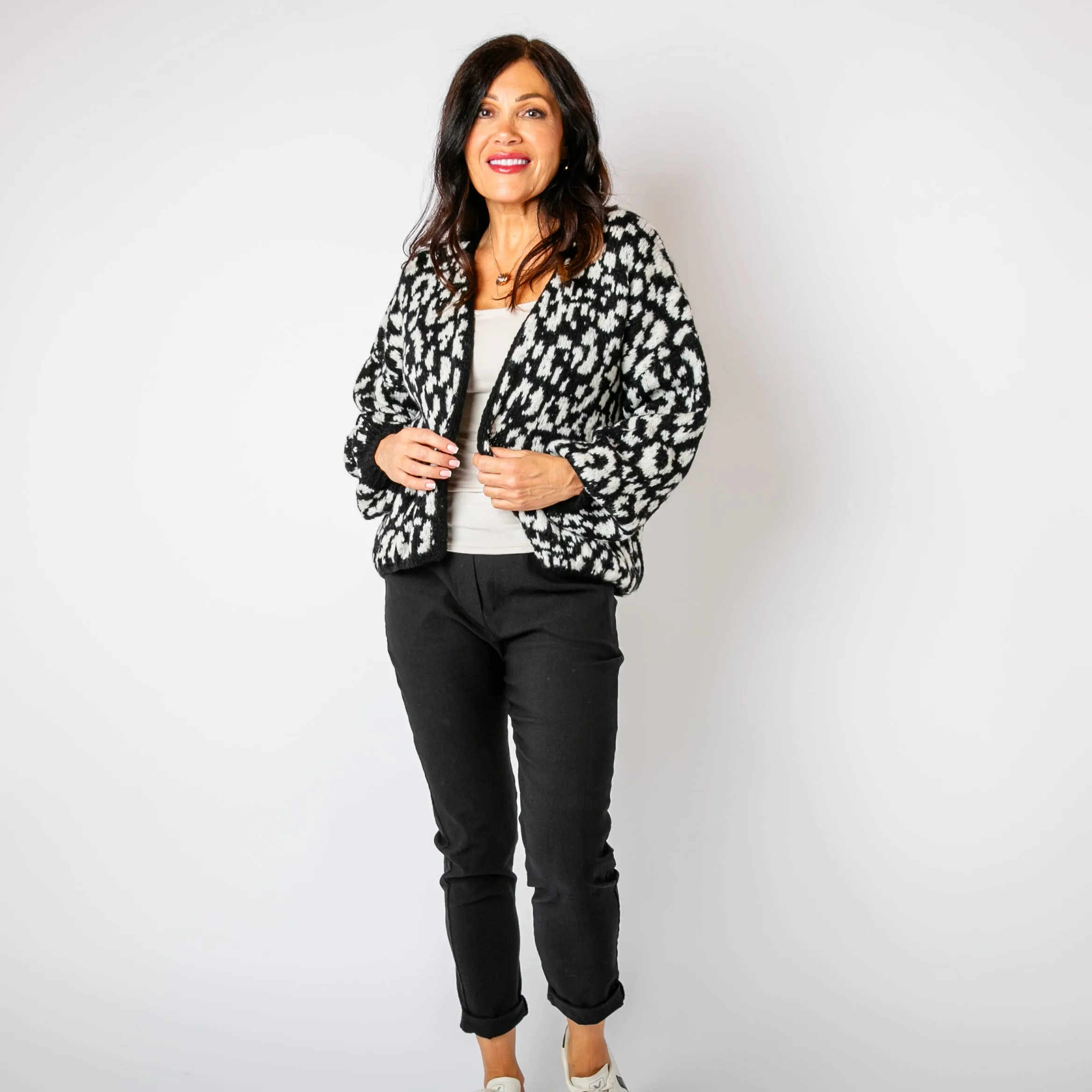 Leopard Print Cardigan