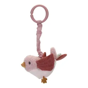 Little Dutch Pull & Shake Bird Toy - Flowers & Butterflies