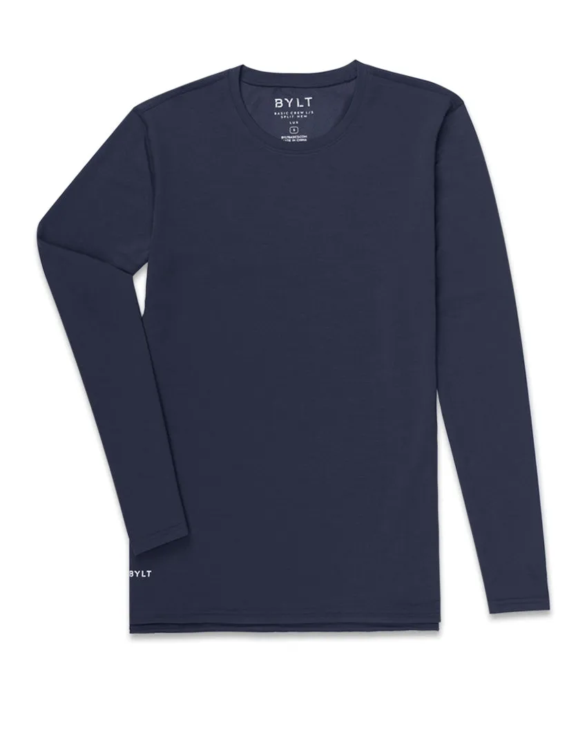 Long Sleeve: LUX Split Hem