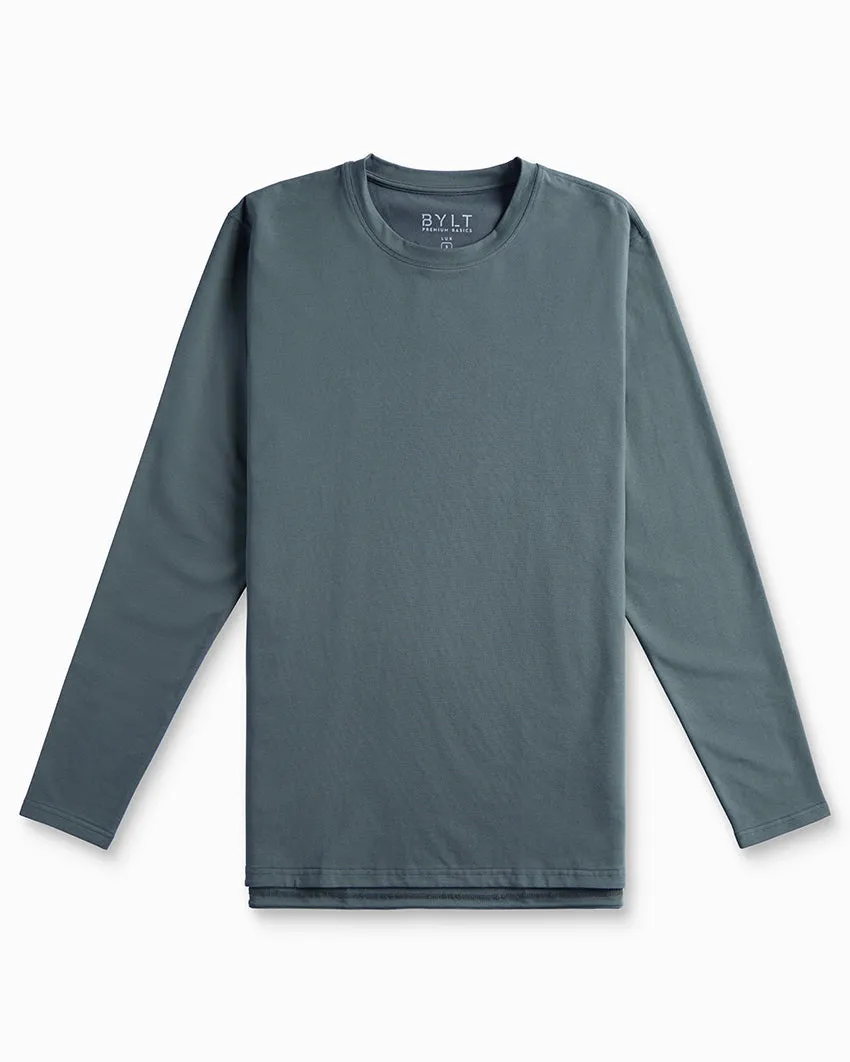 Long Sleeve: LUX Split Hem