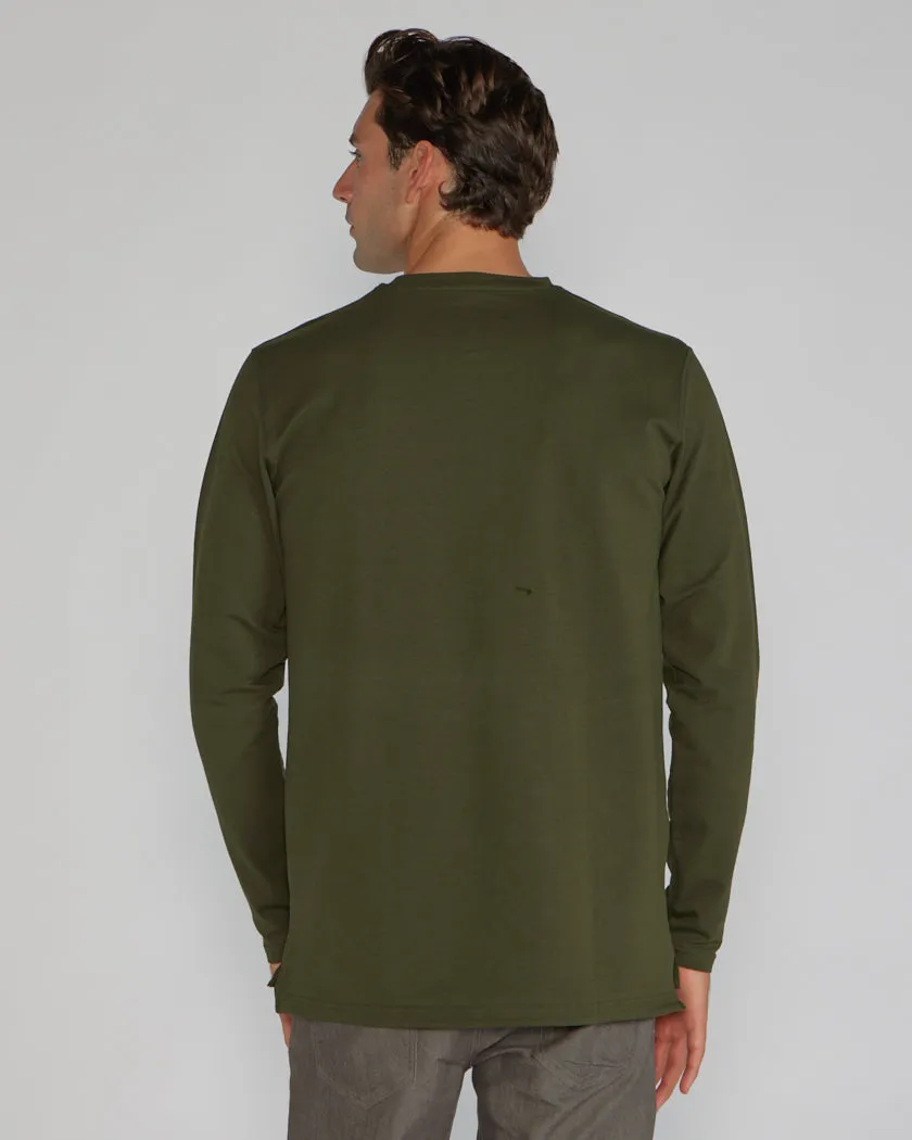 Long Sleeve: LUX Split Hem