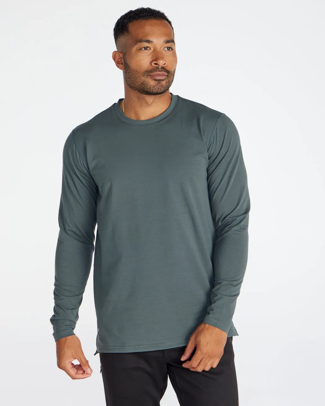 Long Sleeve: LUX Split Hem