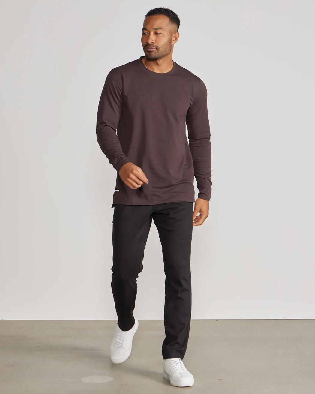 Long Sleeve: LUX Split Hem